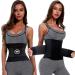 Mermaid's Mystery Waist Trimmer Belt for Women Men - Black, Size M (31-42) - Sport Sweat Workout Body Shaper Sauna - Buy Online on GoSupps.com