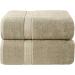 Oakias 2 Pack Luxury Beige Bath Sheets - 35 x 70 Inches, 600 GSM Extra Large Towels - Buy Online on GoSupps.com