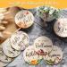 16 Pieces Wooden Baby Monthly Milestone Cards Floral Baby Monthly Milestone Marker Discs Double Sided Monthly Milestone Wooden Circles Baby Months Signs for Baby Shower Newborn Photo Props Flower - Buy Online on GoSupps.com