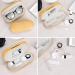 MUF 2-in-1 Contact Lens & Glasses Case - Portable Double-Sided Leakage-Proof Travel Set with Tweezers & Lens Bottle (Yellow) - International Shipping Available - Buy Online on GoSupps.com