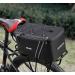 Insulated Bicycle Rack Rear Carrier Bag | 11L Capacity | Reflective MTB Pannier Shoulder Bag with Rain Cover - Black - Buy Online on GoSupps.com