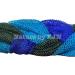 Nature by EJN Long NKN Customized Net Bath Sponge | African Porous Skin Exfoliation | Stretches to 49 | Sea Blue - Buy Online on GoSupps.com
