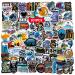 Go Fishing Stickers 101PCS Outdoor Adventure Waterproof Vinyl Stickers Decals for Kayaks Motorcycle Phone Bicycle Luggage Guita Water Bottles