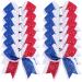 12pcs 8 American Flag Cheer Bows for Girls  Oaoleer 4th of July Cheerleading Hair Bow Independence Day Hair Accessories for Teens Women Girls Color D