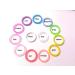 O-Ring Silicone Adapter for Pacifiers - Soft Pink Pacifier Holder and Chain | Baby Essential - Buy Online on GoSupps.com