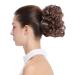 WIG ME UP Q0147-25T33: Short Voluminous Braid Curls Hairpiece Bun with Butterfly Clip | Blonde Brown Mix - International Shipping Available - Buy Online on GoSupps.com