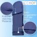 IceHOF Cooling Socks with 4 Gel Packs - Cold Therapy for Feet & Toes - Ideal for Chemotherapy & Rheumatism - Unisex Size L Blue - Buy Online on GoSupps.com
