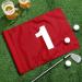 9-Piece Large Numbered Golf Flags Set - 20'' x 14'' Oversize Putting Green Flags - White Numbers 1-9 - 420D Nylon - Yard, Indoor, Outdoor, Backyard, Garden - Buy Online on GoSupps.com