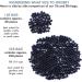 Black Marbles for Vases - Glass Beads Bulk Vase Fillers | Round Marble 5lb (Approx. 400 pcs) - Galashield - Buy Online on GoSupps.com