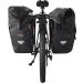 Ibera 30L Waterproof Bike Panniers (Pair) - PakRak Clip-On Quick-Release Saddle Bags with Rain Cover - Fits Most Bicycle Racks - Black - Buy Online on GoSupps.com