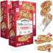 Nonni's THINaddictives Almond Thin Cookies - Cranberry Almond Biscotti Italian Cookies - Almond Cookies - Cookie Thins - Sweet Crunchy & Chewy - Perfect w/ Coffee - Kosher - 4.4 oz, 3 Pack