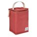 B ABA - Insulated Baby Meal Pouch - Large Capacity - Thermal Bottle Storage - Bag for carrying full meals - Foldable - Soft Waterproof Material - Terracota