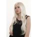 WIG ME UP 3402-613 Platinum Blonde Long Straight Wig - Premium Quality Side Parting for All Occasions - Buy Online on GoSupps.com