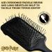 Harry Potter Girls Hair Brush - Official Handbag Size Styling Tool for All Hair Types (Black) - Buy Online on GoSupps.com