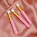 20 Pcs Super Soft Lash Shampoo Brushes for Salon Eyelash Extensions - Wooden Pink - Buy Online on GoSupps.com