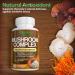 Parker Naturals Mushroom Complex Capsules Premium Lions Mane Cordyceps and Reishi Mushroom Supplement Maximum Strength Organic Mushrooms Supplement 90 Capsules - Buy Online on GoSupps.com
