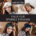 Donna Salyers' Fabulous-Furs Sparkle-Band Faux-Fur Eye Mask in Rose Mink - Women's Sleep Mask - Buy Online on GoSupps.com