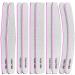 FANDAMEI 10 Pcs in 5 Shapes Professional Nail Files 100/180 Grit Double Sided Polishing Sanding for Manicure Home and Salon 10 Unit (Lot de 1) 10.0