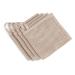 Bean Products Hemp Washcloth - Loose Weave Design for Effective Cleaning - Open Knit Exfoliating Wash Cloth - Fast Drying Hemp & Organic Cotton - 10 x 12 4 Pack
