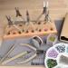 Beadsmith Fashion Color Pliers Set - 8 Slimline Tools with Matching Clutch, Desert Beige Jewelry Making Supply Kit - Buy Online on GoSupps.com