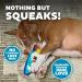 Outward Hound Invincibles Mini Plush Penguin Dog Toy - Blue XS | Best Durable Dog Toys for Small Dogs - Buy Online on GoSupps.com