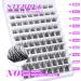 JIMIRE Fluffy Cluster Eyelash Extensions DIY Kit - 80pcs D Curl 8-16mm Wispy Individual Lash Clusters - Buy Online on GoSupps.com