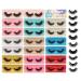 Yawamica False Eyelashes 20 Pairs - Natural 3D Fluffy Lashes Pack | 20MM Dramatic Thick Long Faux Mink Eyelashes Bulk | Wispy Strip Fake Eyelashes Wholesale - 10 Styles - Buy Online on GoSupps.com