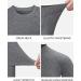 Runhit Boys Thermal Underwear Set - Youth Kids Long Johns Base Layer in Grey, X-Large - Buy Online on GoSupps.com