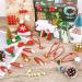 25 Pieces Christmas Hair Accessories Set for Girls | Clips Ties & Mini Hair Clips for Kids - Buy Online on GoSupps.com