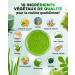 Daily Greens & Fiber Powder - Combinaison de fibres & superfoods - psyllium spiruline moringa herbe d'orge inuline fibre de pomme extrait de curcuma fibre d'accia l cithine (600g Pomme verte) Pomme verte 600 g (Lot de 1) - Buy Online on GoSupps.com