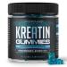 Demon Labz Creatine gummy bears - high -dose with 3000mg Creatine HCL with high absorption - laboratory test & vegan - 90 rubber with raspberry flavor (Creatine rubber - Blue Raspberry)