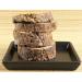 Black Soap Handmade Organic Authentic Raw African made from all natural ingredients - Organic Coconut Oil Cocoa Pod Ash and Organic Shea Butter by Momo's Yard 1kg