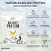 Alpenpower Bio Whey Protein Banana 1 kg - Organic 100% Natural CFM Protein Powder - High-Quality Additive-Free Alpine Milk - Buy Online on GoSupps.com