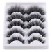 5 Pairs 8D Mink Eyelashes Pack - Natural & Dramatic Styles for Fluffy & Thick Wispy Look - Buy Online on GoSupps.com