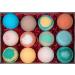 Kay's Bath Bombs Gift Set - 12 Pack, Assorted Scents - Made in USA with Shea & Mango Butter, Essential Oils - Moisturizing Fizzies for Dry Skin - Buy Online on GoSupps.com
