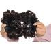 Medium Brown Drawstring Ponytail Hair Extensions for Messy Curly Wavy Up Do - Buy Online on GoSupps.com