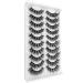 Arekey 3D Cat-Eye Wispy False Eyelashes - 10 Pairs Pack, Fluffy Faux Mink Lashes for Volume - D06 - Buy Online on GoSupps.com