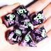 Halloween Glow in The Dark Layered Theme Dice Set - MINI PLANET DND Polyhedral Sharp Galaxy Handmade Crafted Dice (Halloween DICE 3) - Buy Online on GoSupps.com