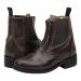 Hispar Kids Children Challenger Zip Zipped Paddock English Horse Riding Leather Boots Brown 1