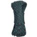 GM CLIMBING 8mm (5/16in) Accessory Cord Rope Double Braid Pre Cut CE/UIAA Black 5/16in(dia.) x 20feet