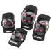 Mongoose Youth BMX Bike Gel Knee and Elbow Pad Set, Multi-Sport Protective Gear, Multiple Colors Black/Pink