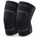 Knee Compression Sleeve for Men and Women (2 Pack) Knee Brace for Running and Exercise (L)