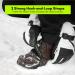 Extremus Ice Snow Grips Traction Cleats with Tungsten Spikes for Shoes and Boots - S/M Size for Walking, Fishing, Hiking, Climbing - Buy Online on GoSupps.com