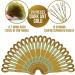 ThreadNanny 24 Metallic Antique Gold Cotton Thread Skeins for Hand Embroidery - Premium Metallic Gold Floss Set - Buy Online on GoSupps.com
