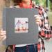 Miaikoe 6x4 Photo Album - 1000 Pockets Large Capacity Linen Album for Family Wedding, Holds 1000 10x15cm Photos - Grey - Buy Online on GoSupps.com