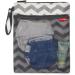 Skip Hop Grab and Go Wet/Dry Bag Chevron (Grey) - Buy Online on GoSupps.com