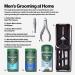 Revlon Men's Grooming Kit: Nail Clipper, Grooming Scissors, Nail File, Tweezers, Hair Removal Tools - Stainless Steel (1 Pack) - Buy Online on GoSupps.com