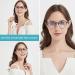 Shop Women's Blue Light Blocking Reading Glasses - 4 Pairs Mix Color 2.50 Spring Hinge Eyewear | Anti Eyestrain & Glare for Computer Use - Buy Online on GoSupps.com