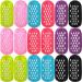 JaGely 6 Pairs Moisturizing Socks Gel Socks Extra Soft Gel Socks Gel Spa Socks for Dry Cracked Feet Skins Gel Lined Feet Care Socks for Repairing Softening Feet Dry Cracked (Multicolored) 1 Pair (Pack of 6)
