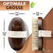 Buy Sjaj Energieb sten Copper Brush - Monastery Brush for Dry Brushing & Energetic Skin Wellness | International Shipping Available - Buy Online on GoSupps.com